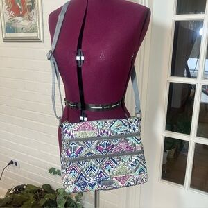 Sakroots Slate Brave Beauti Basic Sequoia Eco Fabric Crossbody Bag